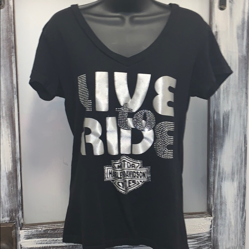 Black Harley Davidson T-Shirt